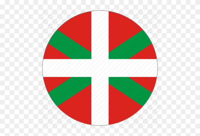 512x512 Basque Country, Circle, Country, Flag, World Icon - World Flags PNG