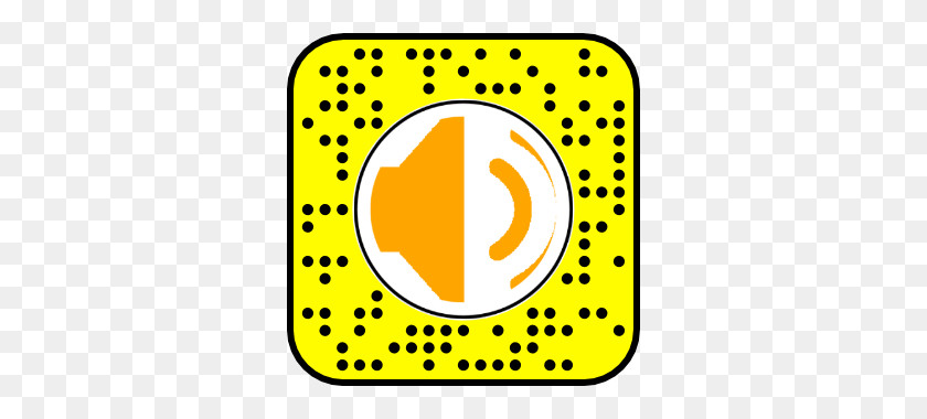 320x320 Аудио С Усилением Басов С Красным Фильтром Контрастности! Snaplenses - Логотип Snapchat Png