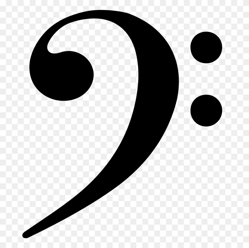 2000x2000 Bass Clef - Bass Clef PNG