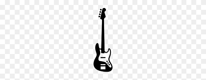 266x266 Bass Guitar Clipart Male Model - Guitar Clipart Black And White