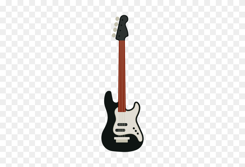 512x512 Bass Guitar Musical Instrument Icon - Guitar Icon PNG