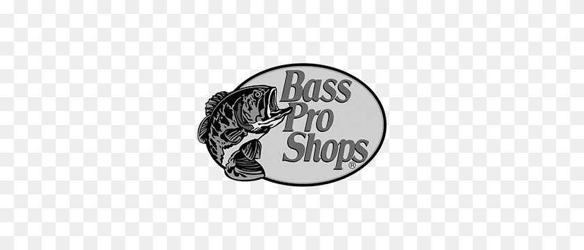 Transparent Bass Fish Logo