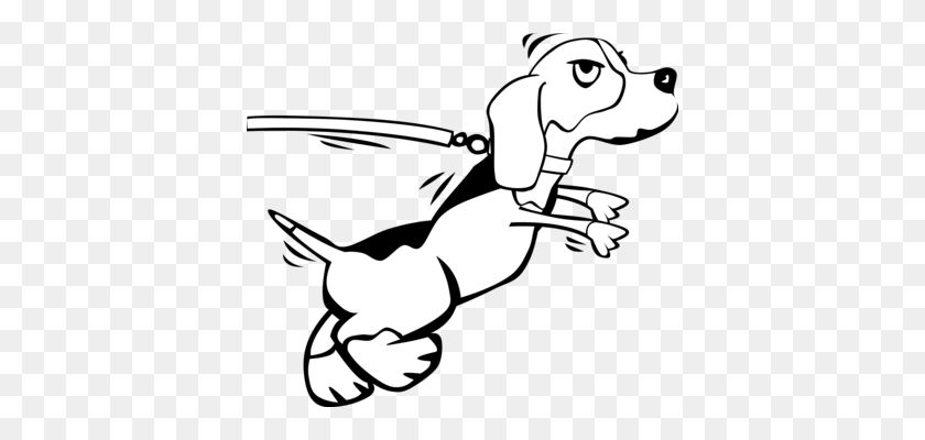 392x340 Basset Hound Bloodhound Beagle Dachshund - Dachshund Black And White Clipart