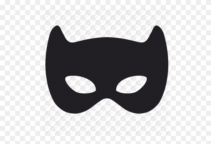 512x512 Bat, Batman, Face, Half, Mask, Skin, Woman Icon - Face Mask PNG