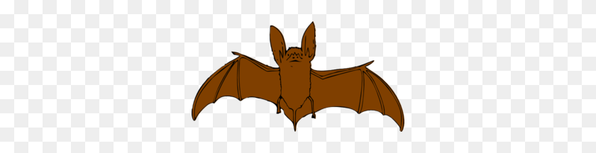 300x156 Bat Clipart Orange - Billy Goat Clipart