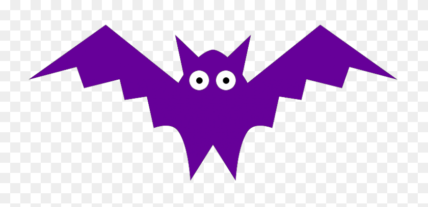 804x358 Bat Clipart Purple - Addams Family Clipart
