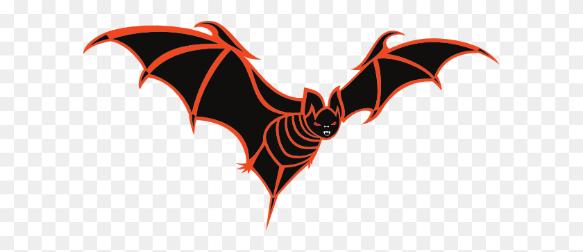 600x303 Bat Free To Use Clip Art - Bat Wings Clipart