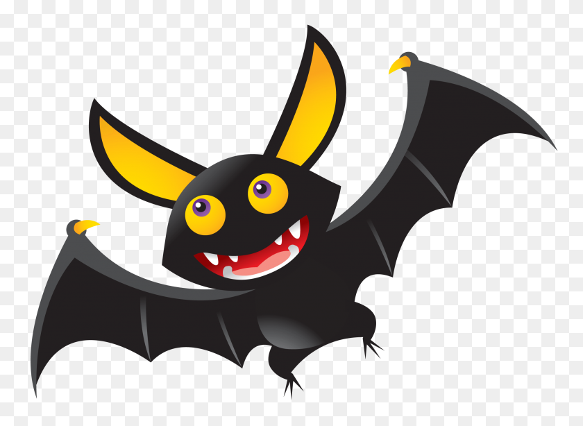 2474x1760 Bat Illustration Halloween Transparent Png - Bat PNG