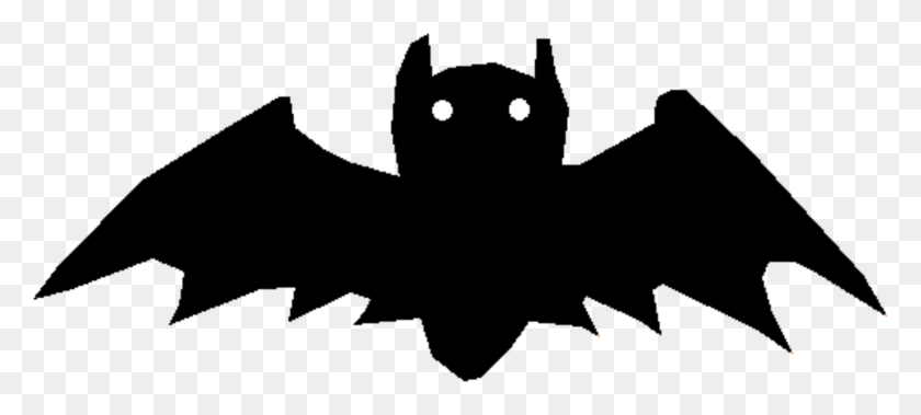 1829x750 Bat Silhouette Cartoon Black Flight - Black Bat Clipart