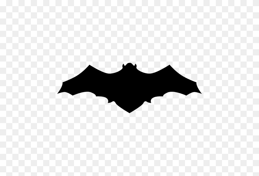 512x512 Bat Silhouette Flying - Bat Silhouette Clip Art