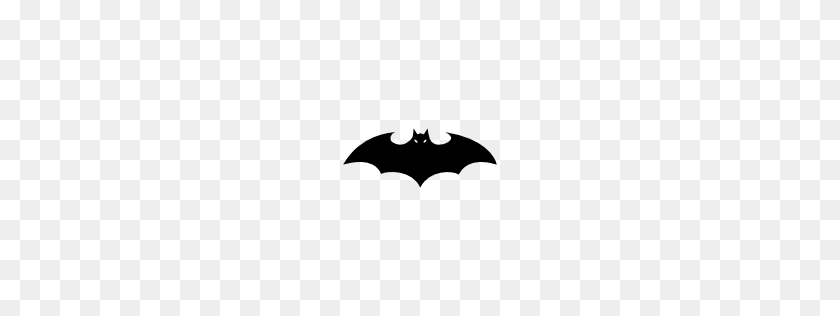256x256 Bat Silhouette With Extended Wings Pngicoicns Free Icon Download - Bat Silhouette PNG