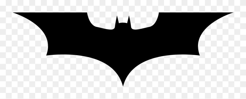 3066x1107 Bat Symbol Stencil Batman Pic Superhero Addiction - Nashville Skyline Clipart