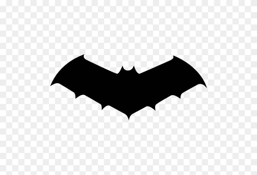 512x512 Bat Variant, Bat Silhouette, Animals, Bat, Bat Medium Size, Bats Icon - Bat Silhouette PNG