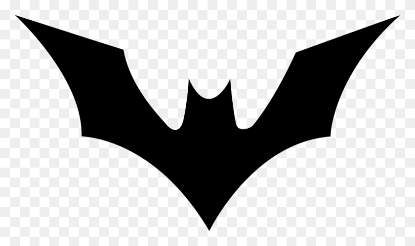 980x552 Bat With Raised Wings Png Icon Free Download - Bat Wings PNG