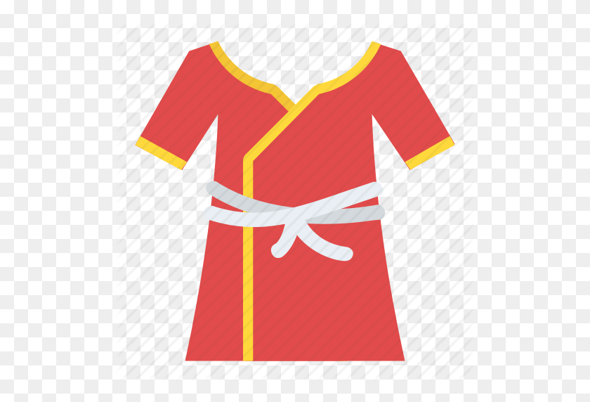 512x512 Bath Gown, Bathrobe, Housecoat, Kimono, Robe Icon - Robe PNG