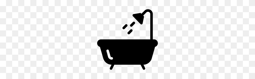 200x200 Bath Tub Icons Noun Project - Bathroom Icon PNG