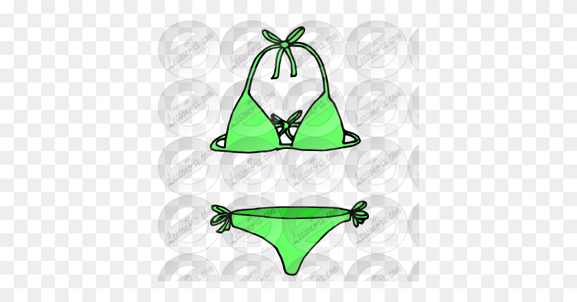 380x380 Bathing Suit Picture For Classroom Therapy Use - Swim Suit Clip Art