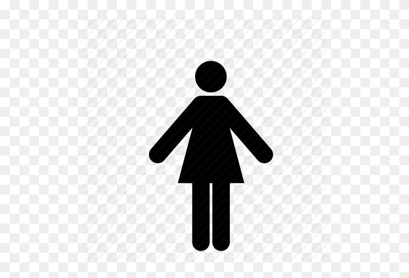 512x512 Bathroom, Female, Girl, Person, Stand, Standing, Woman Icon - Female Icon PNG