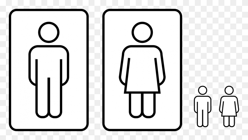1405x750 Bathroom Signs Weird, Wacky And Sometimes Warped Places To Find - Restroom Sign Clipart