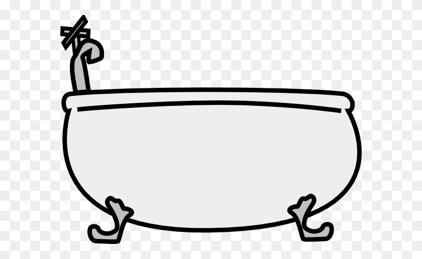 600x456 Bathtub Clipart - Bath Tub Clip Art