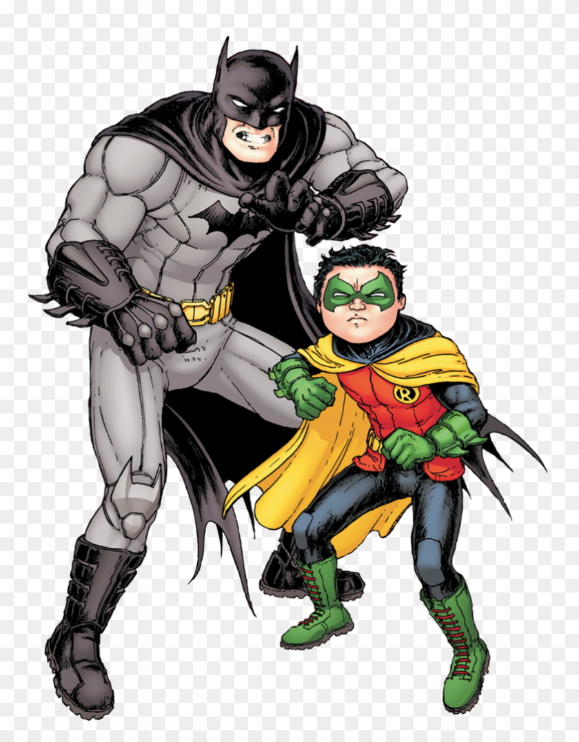 783x1021 Batman And Robin Png Clipart - Robin PNG