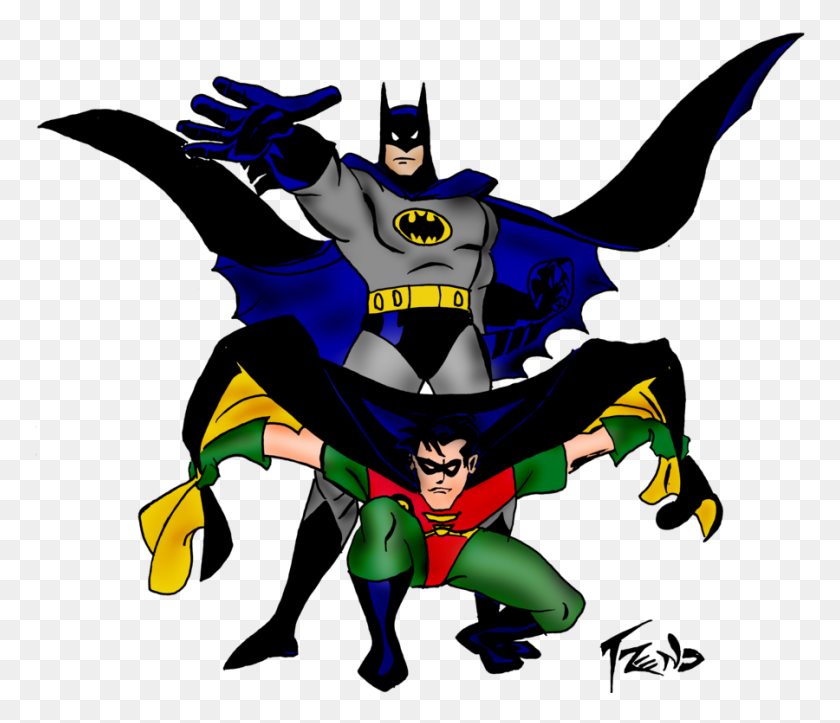 900x766 Batman Y Robin Imagen Png - Robin Png