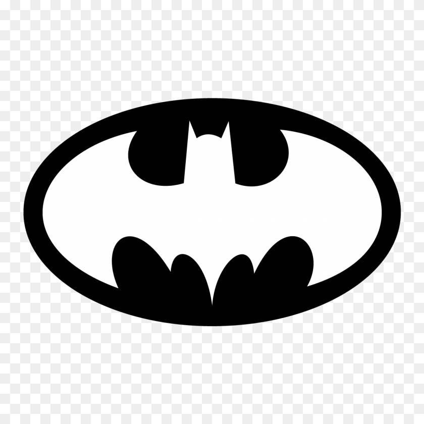 1200x1200 Batman Bat Signal Logo Black Vector Symbol Free Vector - Bat Symbol PNG