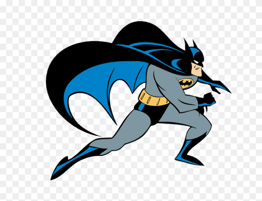 800x600 Batman Clipart - Running Late Clipart