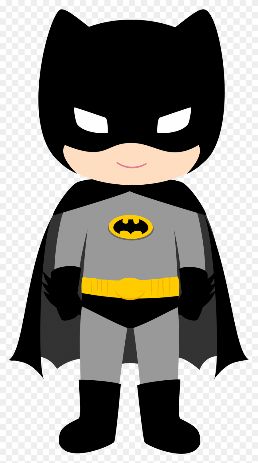 900x1670 Batman Deacon - Baby Batman Clipart