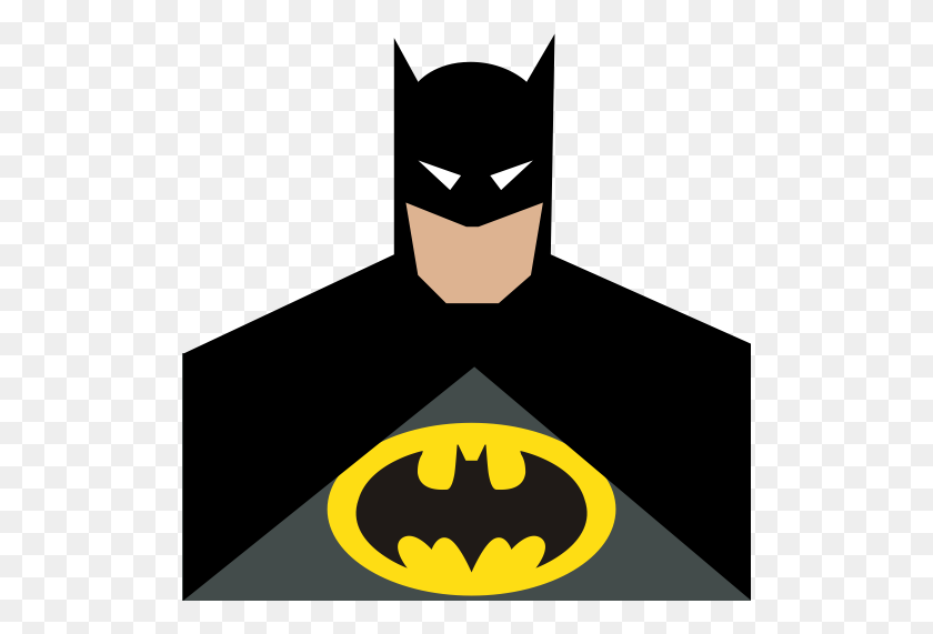 512x511 Batman Icons, Download Free Png And Vector Icons, Unlimited - Batman Face Clipart