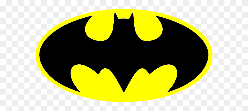 600x316 Batman Logo Clipart - Superhero Logo Clipart