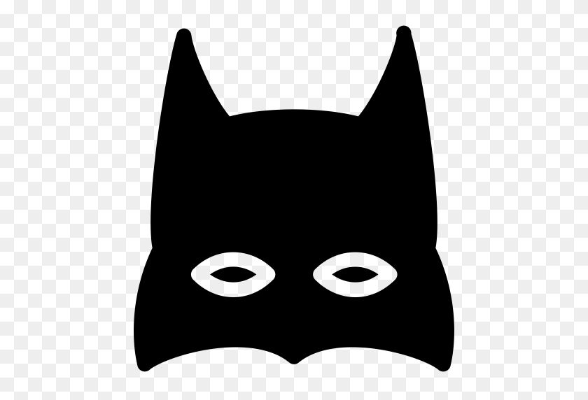 512x512 Máscara De Batman, Batman, Emoticon Icono Con Formato Png Y Vector - Máscara De Batman Clipart