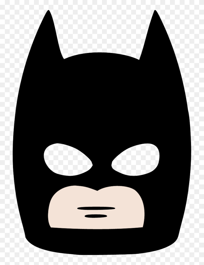 757x1032 Batman Mask Clipart - Superhero Mask Clipart
