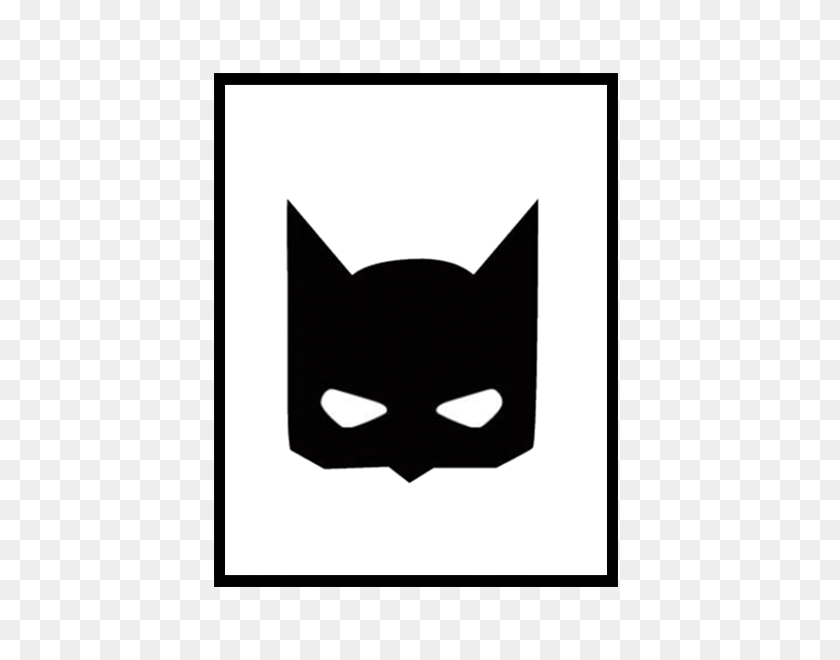 600x600 Máscara De Batman Clipart Clipart - Máscaras Clipart