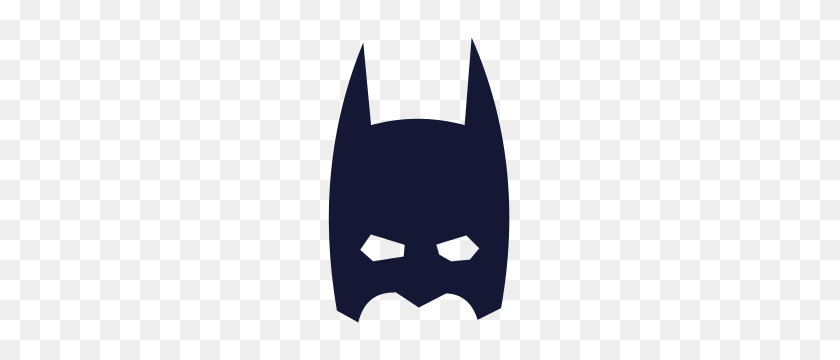300x300 Batman Mask Free Vector Gallery - Superhero Silhouette PNG