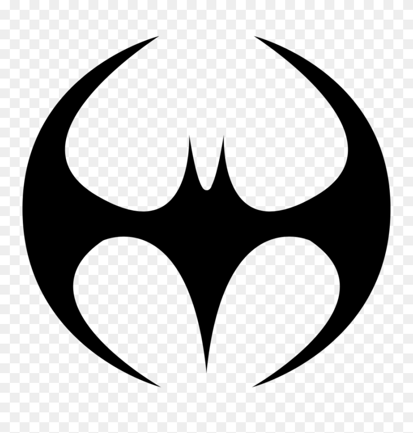 870x917 Símbolo De Batman Para Colorear - Batman Clipart