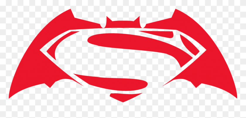 1024x451 Batman Vs Superman Logo Png Group With Items - Superman Symbol Clipart