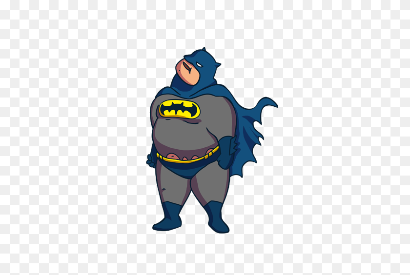400x504 Batman What If Superheros Let Themselves Go - Thors Hammer PNG
