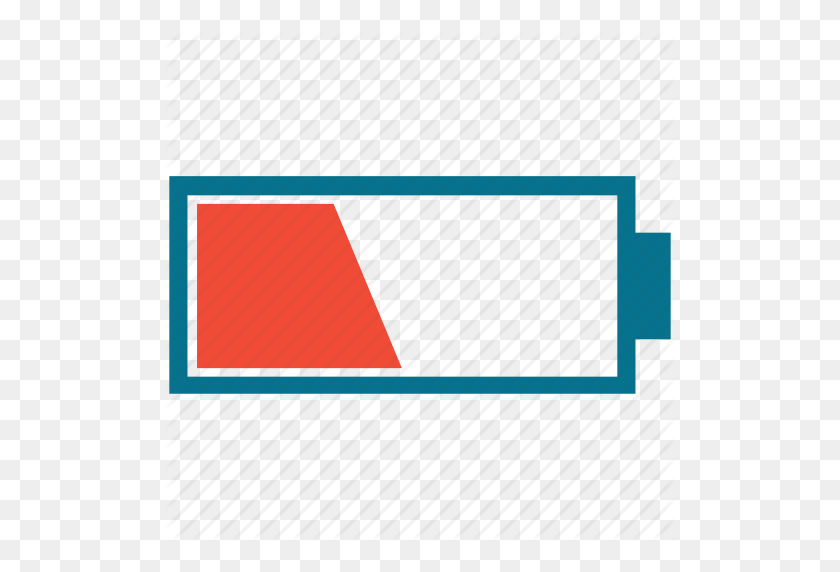 512x512 Battery, Battery Level, Battery Status, Low Battery Icon - Low Battery PNG