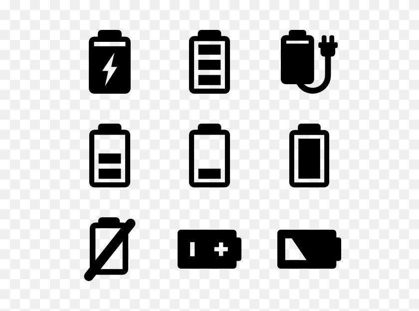 600x564 Battery Icon Packs - Battery Icon PNG