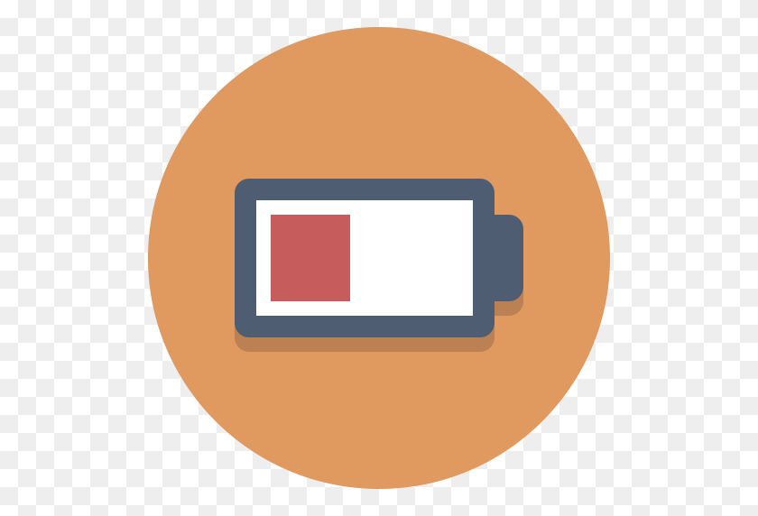512x512 Battery, Low Battery Icon - Low Battery PNG