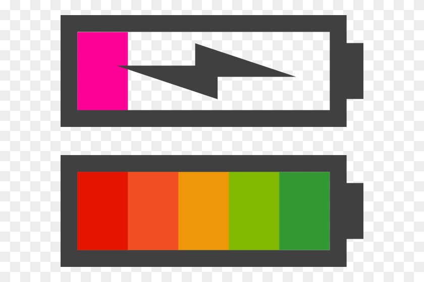 600x500 Battery Status Png Clip Arts For Web - Battery PNG