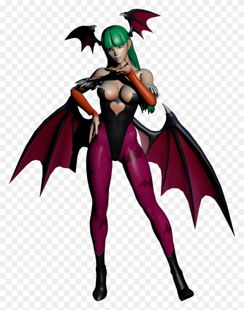 786x1016 Battle Of The Babes - Morrigan PNG