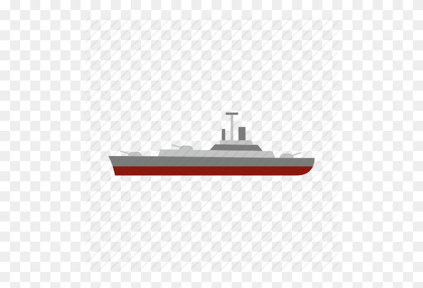 512x512 Линкор, Лодка, Морской, Военный, Военно-Морской Флот, Море, Значок Корабля - Линкор Png