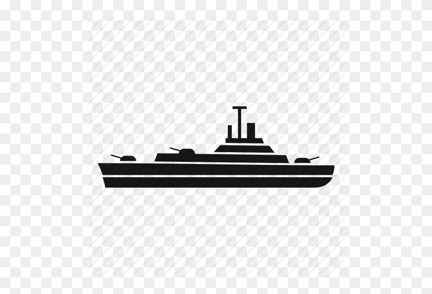 512x512 Линкор, Лодка, Военные, Море, Корабль, Война, Значок Военного Корабля - Линкор Png