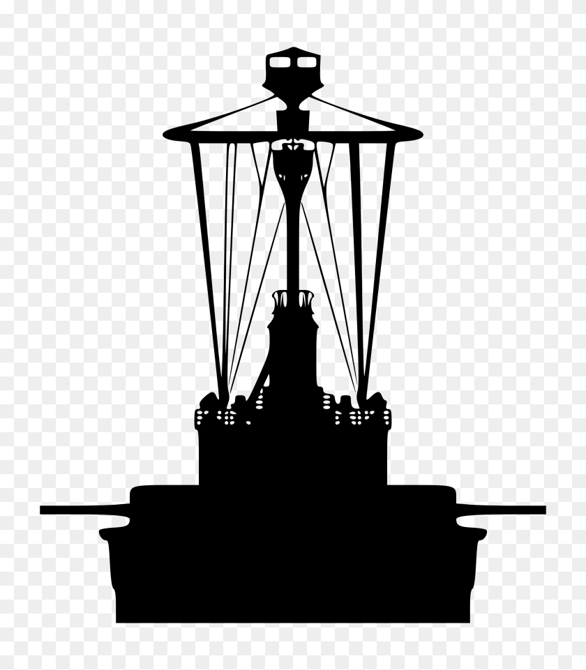 2000x2311 Battleship Clipart Front - Battleship PNG
