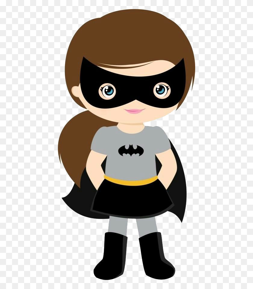 456x900 Batwoman Clip Art Png Transparent - Superhero Clipart PNG