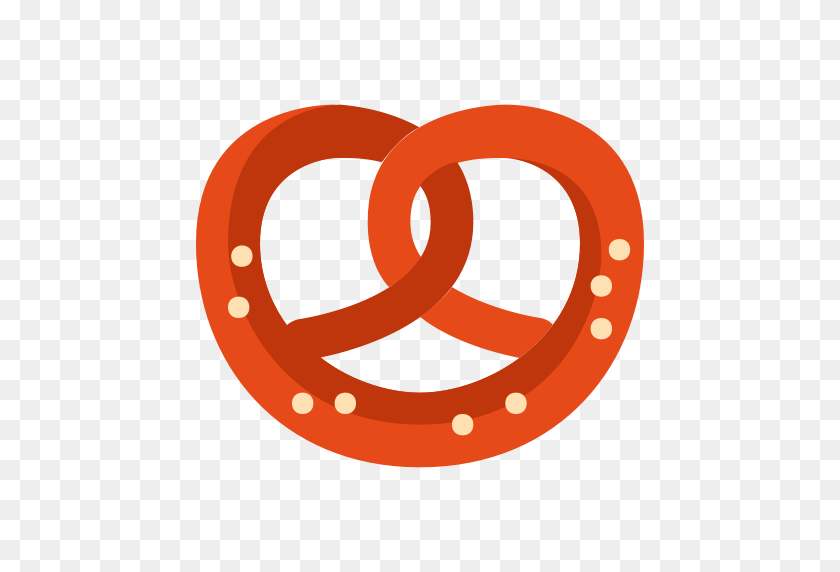 512x512 Bavarian Pretzel Icon With Png And Vector Format For Free - Pretzel PNG