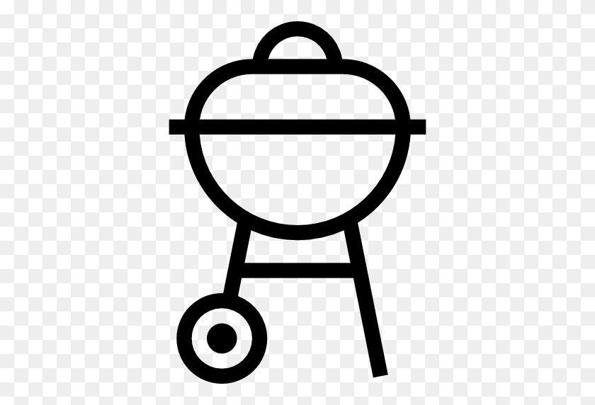 512x512 Bbq, Grill, Barbecue, Cooking Equipment, Summertime Icon - Grill Clipart Black And White