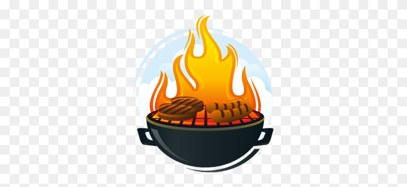 290x327 Bbq Grill Clipart Transparent Png Grill Clipart - Campfire Clipart Free